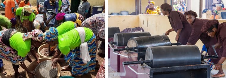 Shea Butter Kneading machines replace manual labor